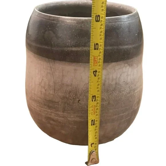 Michael Welliver Pottery Raku Art Signed Studio Vessel Kitchen Office Unusual - Picture 8 of 16